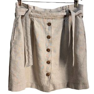 H&M L.O.G.G. Linen Skirt
